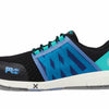 Timberland PRO® Radius Composite Safety Toe Sneakers for Women – Anti-Fatigue Technology – HoverSpring Foam Black/Aqua 8 C - Medium