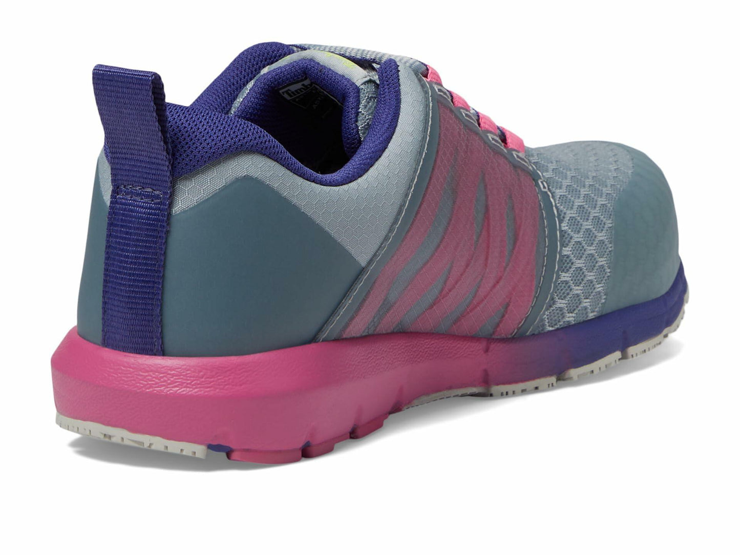 Timberland PRO® Radius Composite Safety Toe Sneakers for Women – Anti-Fatigue Technology – HoverSpring Foam Grey/Multi 8 C - Medium