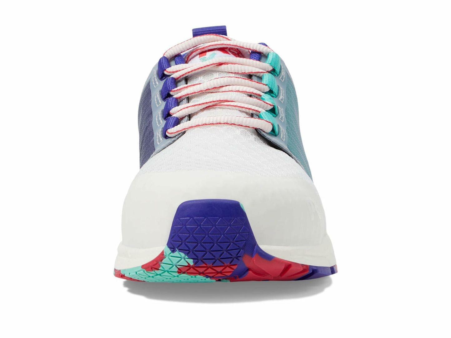 Timberland PRO® Radius Composite Safety Toe Sneakers for Women – Anti-Fatigue Technology – HoverSpring Foam White/Multi 7.5 C - Medium