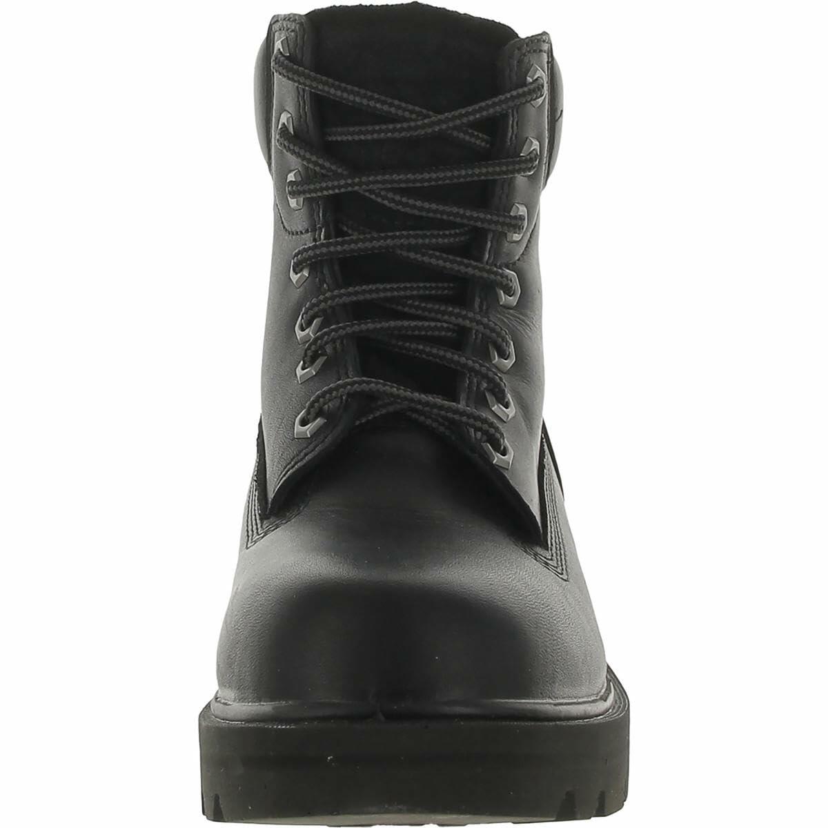 Timberland PRO® Sawhorse 6" Composite Safety Toe Shoes for Men and Women – Molded EVA Midsole - Padded Black Men's 8.5, Women's 10 Wide