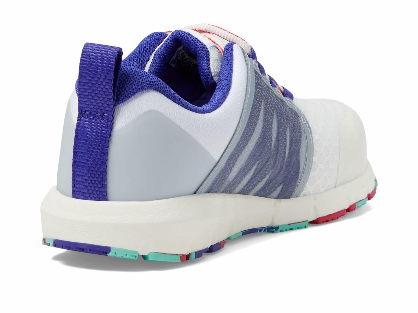 Timberland PRO® Radius Composite Safety Toe Sneakers for Women – Anti-Fatigue Technology – HoverSpring Foam White/Multi 5 C - Medium