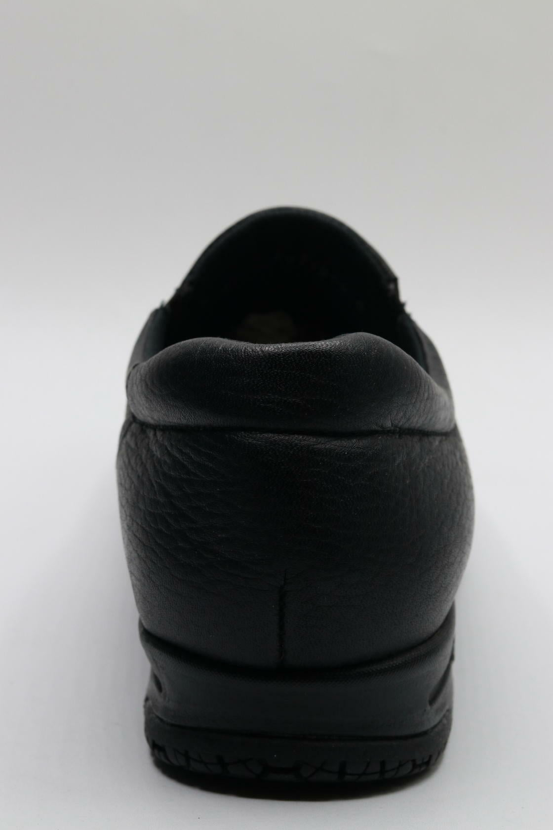 SAS Patriot Non-Slip Comfort Loafer - Shoes for Women - Lightly Cushioned Collar - Round Toe - Leather Uppers Black 9 S - Slim (AAA)