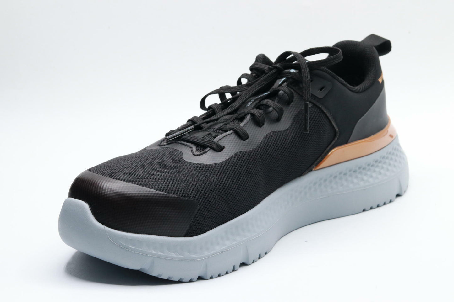 Timberland PRO Men's Setra Composite Safety Toe Industrial Athletic Work Shoe, Black/Copper, 7.5W