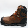 KEEN Utility Men's Camden 8” Composite Toe Waterproof 600G Insulated Heavy Duty Work Boots, Leather Brown/Black, 9.5 Wide
