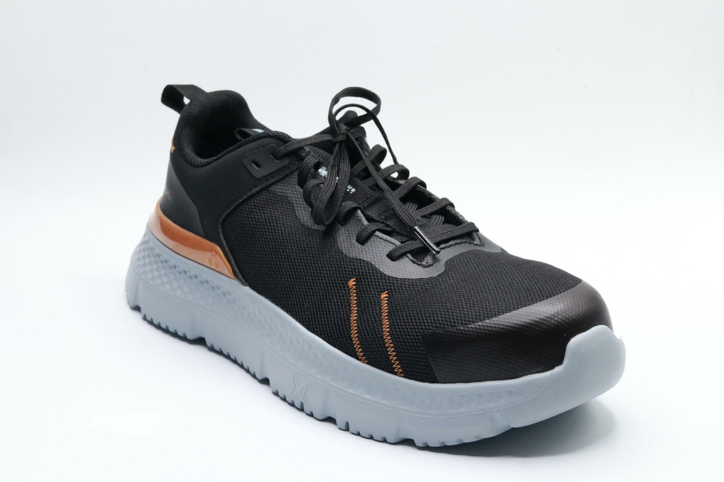 Timberland PRO Men's Setra Composite Safety Toe Industrial Athletic Work Shoe, Black/Copper, 7.5W