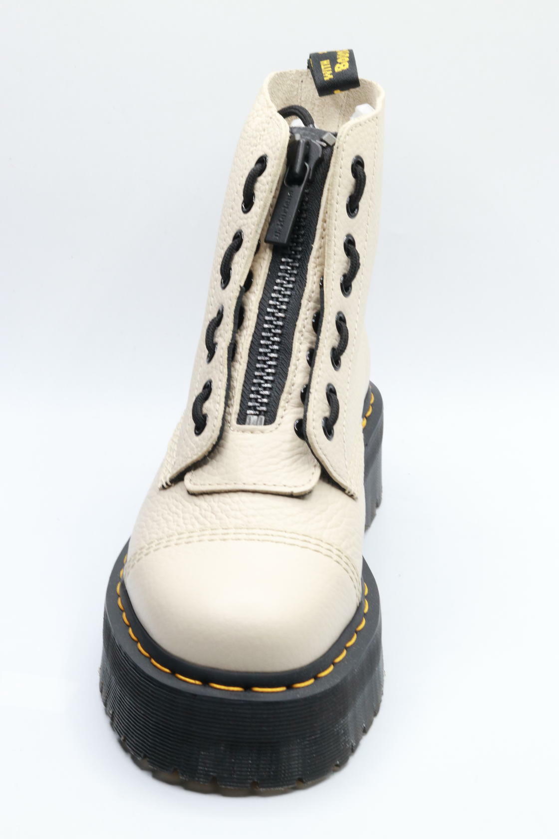 Dr. Martens Women's Sinclair Boots, Parchment Beige, 10 M US