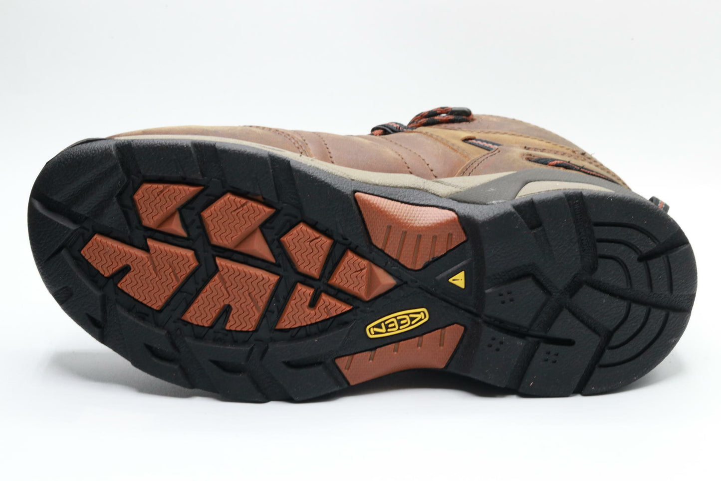 KEEN Utility Men's Detroit XT Mid Soft Toe Waterproof Work Boot, Black Olive/Leather Brown, 9 Wide US