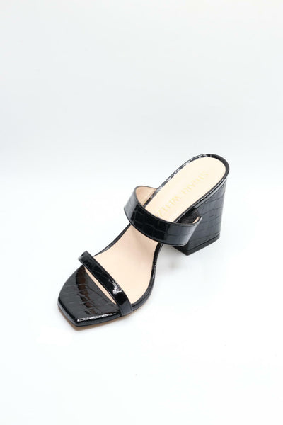 Stuart Weitzman Nearlynude Ankle Strap City Sandal Black 1 9 M