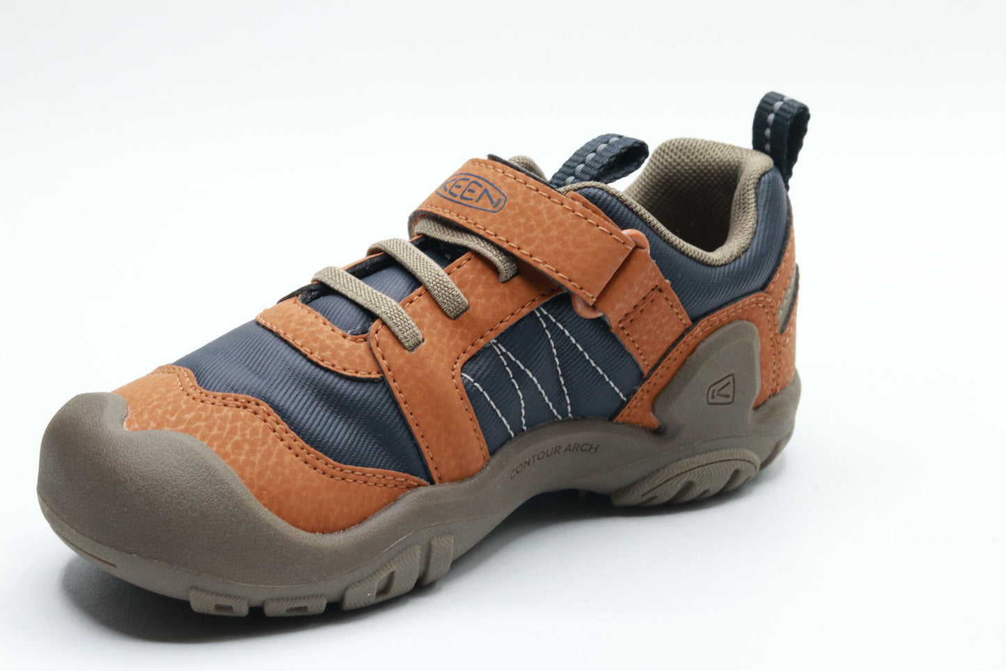 KEEN Unisex-Child Knotch , KEEN Maple/Sky Captain, 11 Little Kid