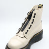 Dr. Martens Women's Sinclair Boots, Parchment Beige, 10 M US