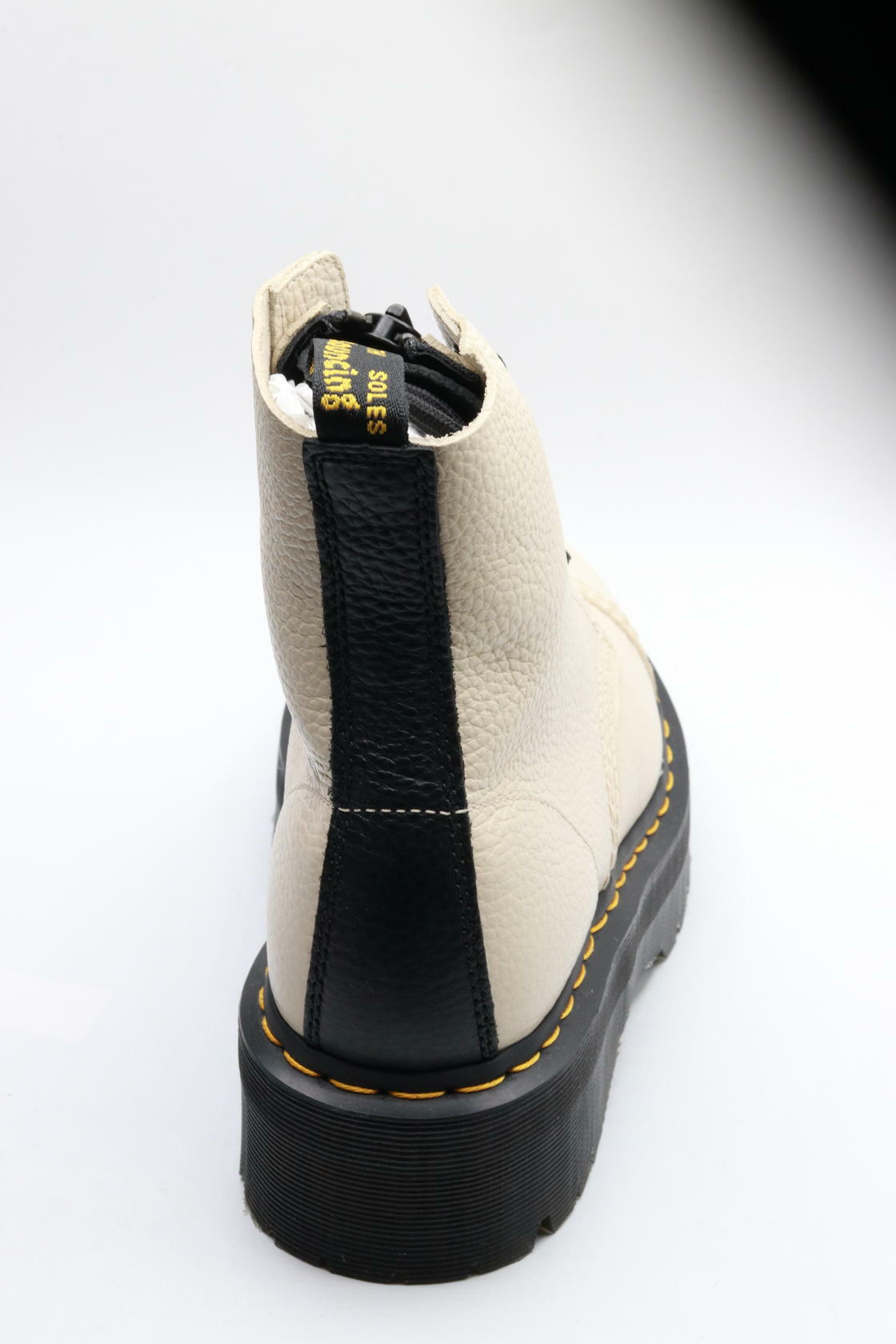 Dr. Martens Women's Sinclair Boots, Parchment Beige, 10 M US