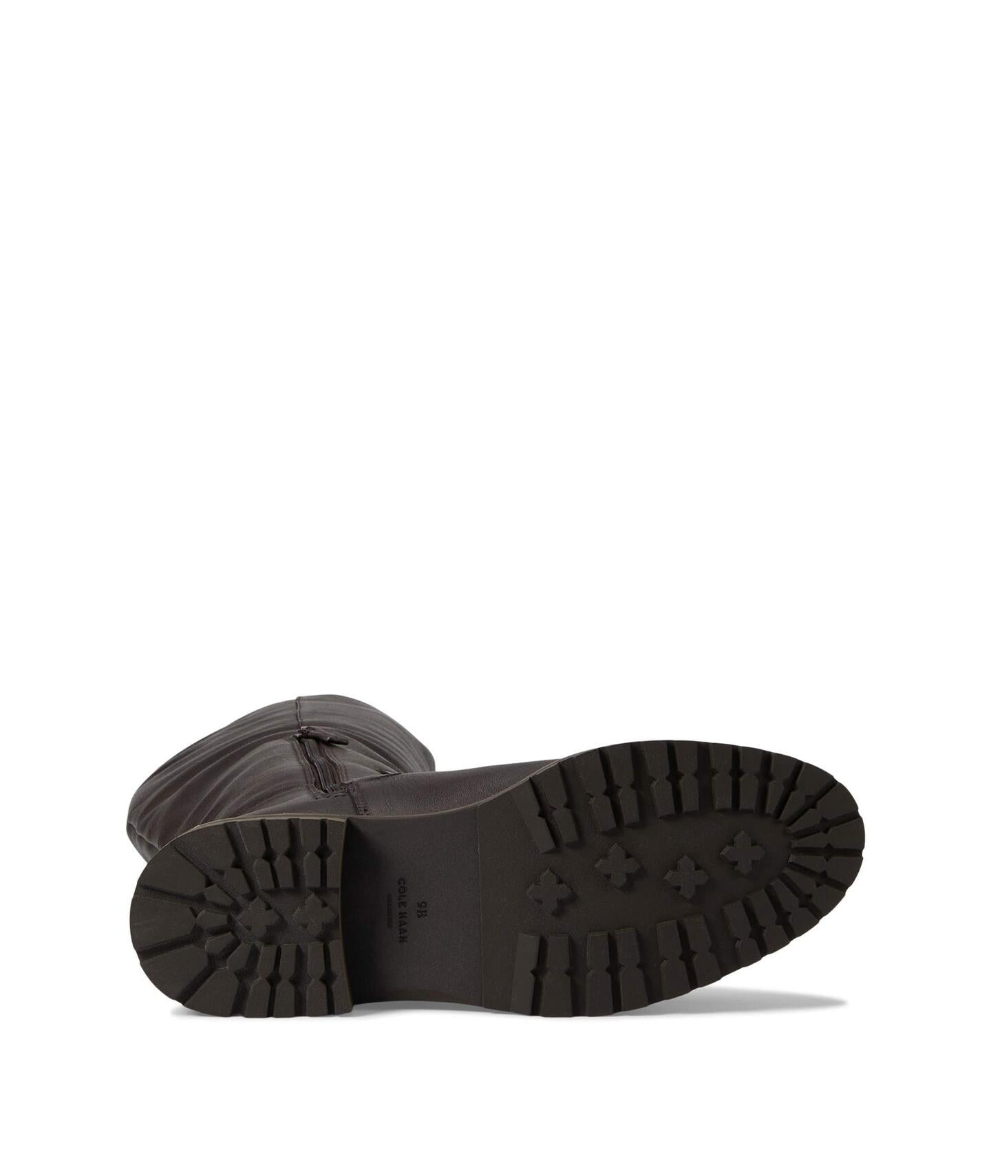 Cole Haan Waterproof Greenwich Tall Boot Dark Coffee Leather/Antique 10.5 B (M)