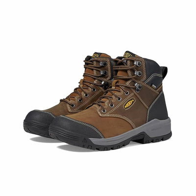 KEEN Utility Men's Evanston 6”  Waterproof Construction Work Boots, 7.5 Wide