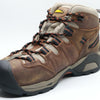 KEEN Utility Men's Detroit XT Mid Soft Toe Waterproof Work Boot, Black Olive/Leather Brown, 9 Wide US