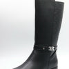 Michael Kors Girl's Finley Drake (Little Kid/Big Kid) Black/Silver 4 Big Kid M