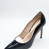 Stuart Weitzman Womens Stuart 100 Scallop Pump Black 7.5 B