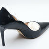 Stuart Weitzman Womens Stuart 100 Scallop Pump Black 7.5 B