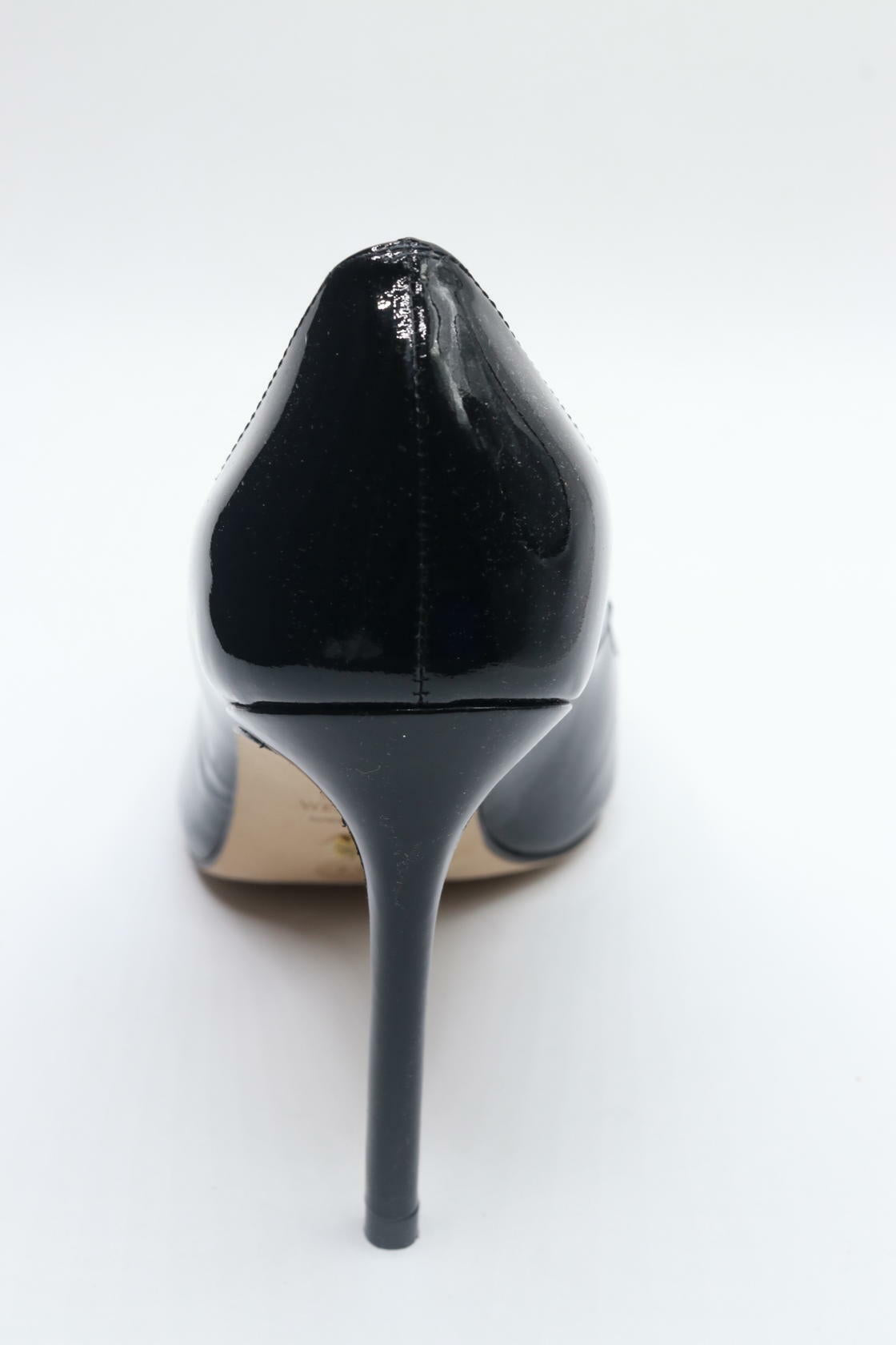Stuart Weitzman Womens Stuart 100 Scallop Pump Black 7.5 B