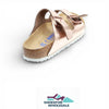 Birkenstock 95209139 Arizona Sfb W/Wht Cop Ltr 39