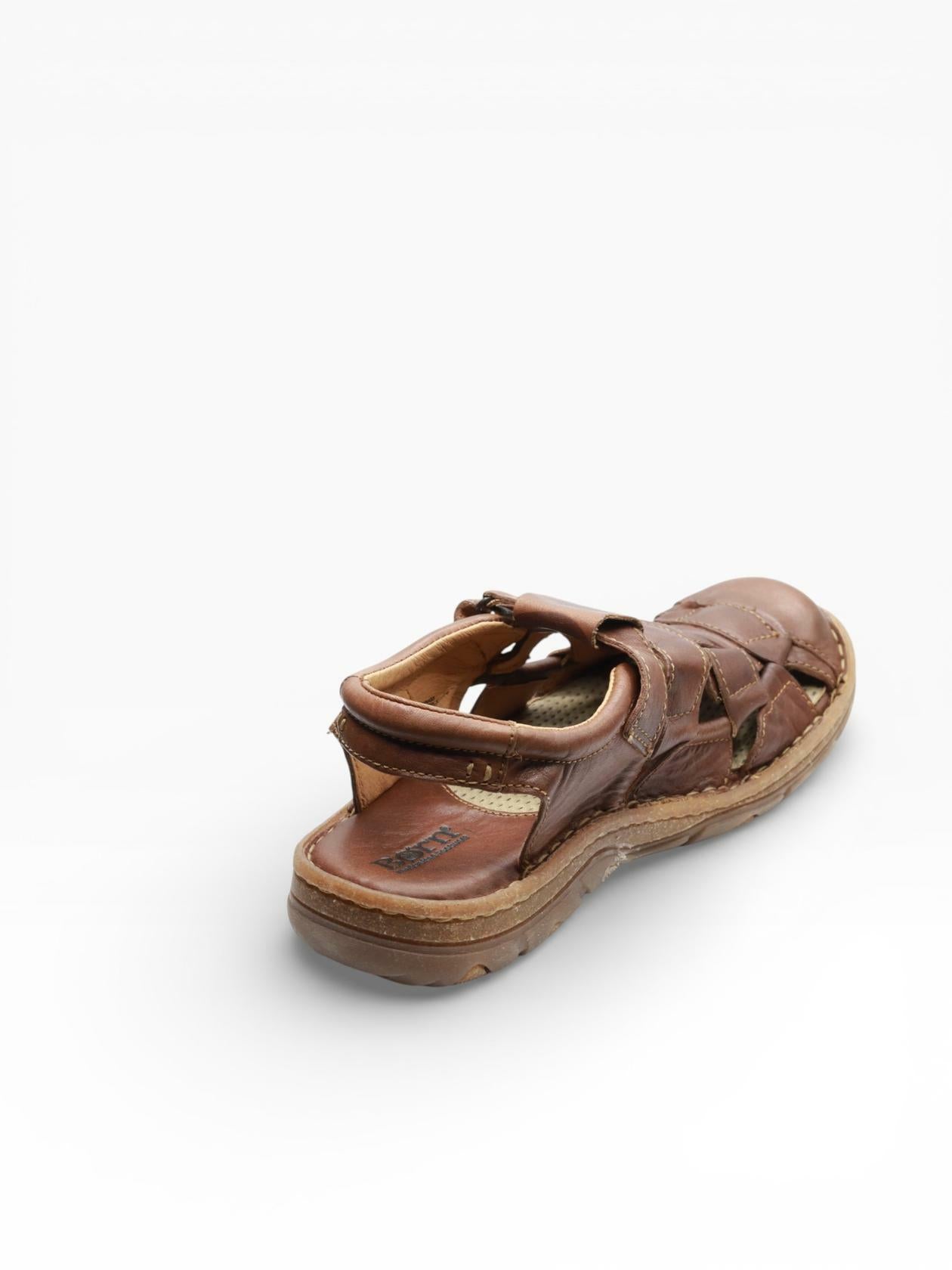BORN Men’s Cabot III Brown Leather Fisherman Sandals Casual Comfort Shoes Size 11 M