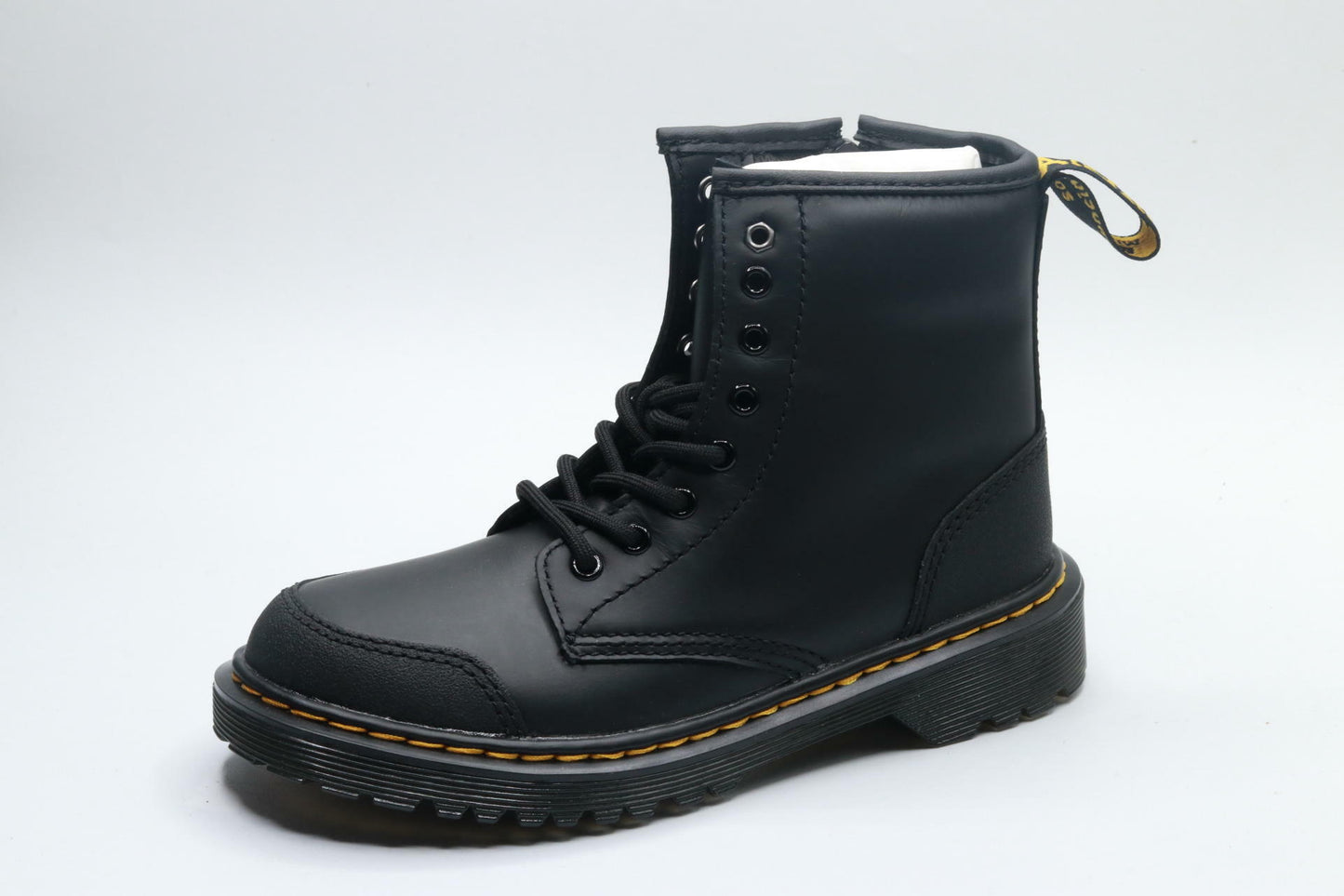 Dr. Martens 1460 Overlay (Little Kid/Big Kid) Black Duty/Romario 13 UK (US 1 Little Kid) M