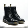 Dr. Martens Women's 1460 W Patent Leather 8 Eye Boot, Black, 8