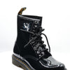 Dr. Martens Women's 1460 W Patent Leather 8 Eye Boot, Black, 8