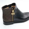 Michael Michael Kors Womens Lainey Leather Booties Black 5 Medium (B,M)
