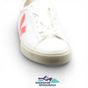 VEJA Men's Campo Sneaker, Extra White/Orange Fluo, 12