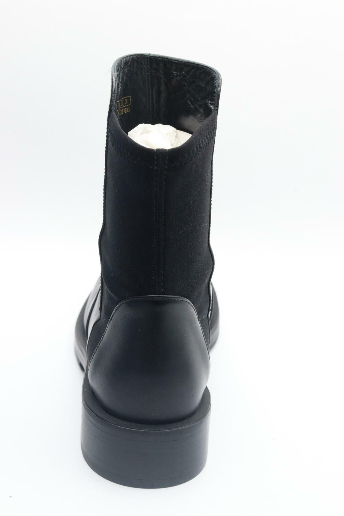 Stuart Weitzman 5050 Bold Zip Bootie Black 7 B