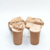 Stuart Weitzman Lalita 75 Blok Sandal Tan 6 M