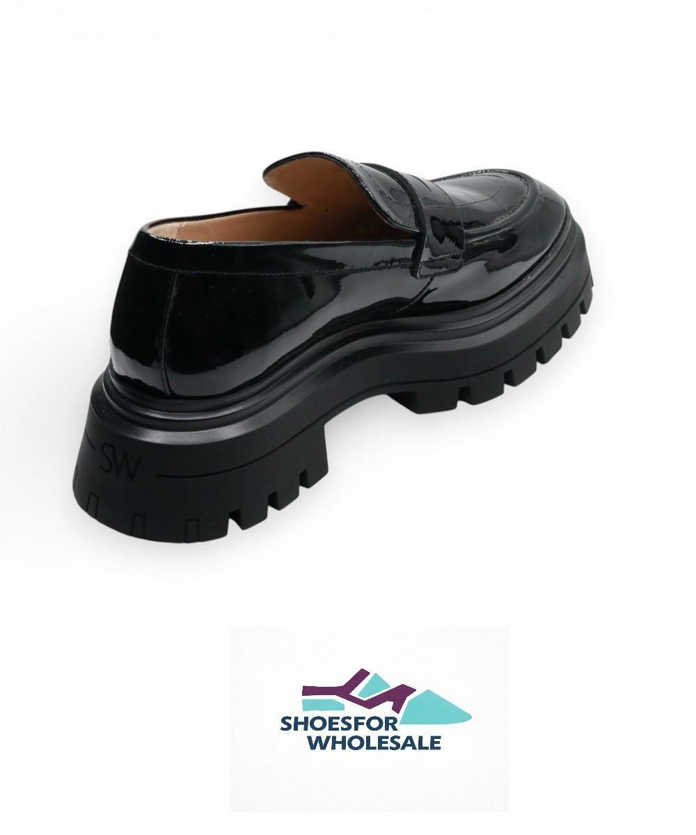 Stuart Weitzman Bedford Loafer Black 7.5 B
