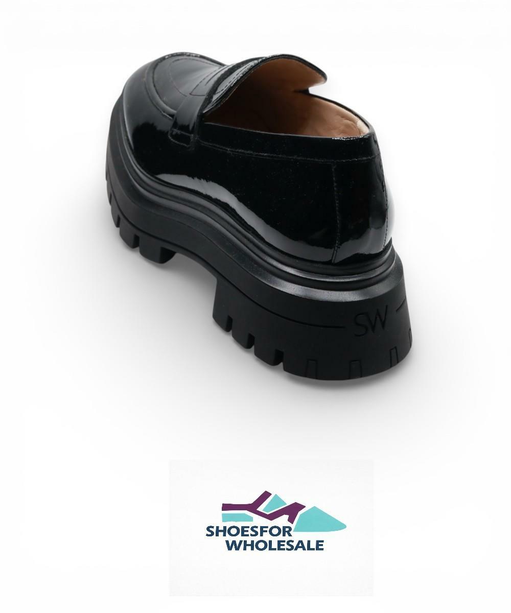 Stuart Weitzman Bedford Loafer Black 7.5 B