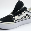 Womens 5.5 Old Skool Checkerboard Platform Trainers Black/True White