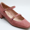 Cole Haan Women's Paxton Maryjane Pump, Rouge Suede, 7.5