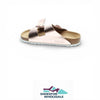 Birkenstock 95209139 Arizona Sfb W/Wht Cop Ltr 39