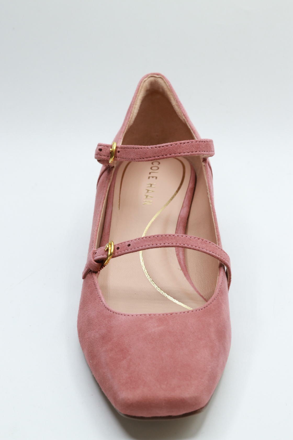 Cole Haan Women's Paxton Maryjane Pump, Rouge Suede, 7.5