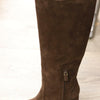 Stuart Weitzman Flareblock 85 Slouch Boot Walnut 5.5 B