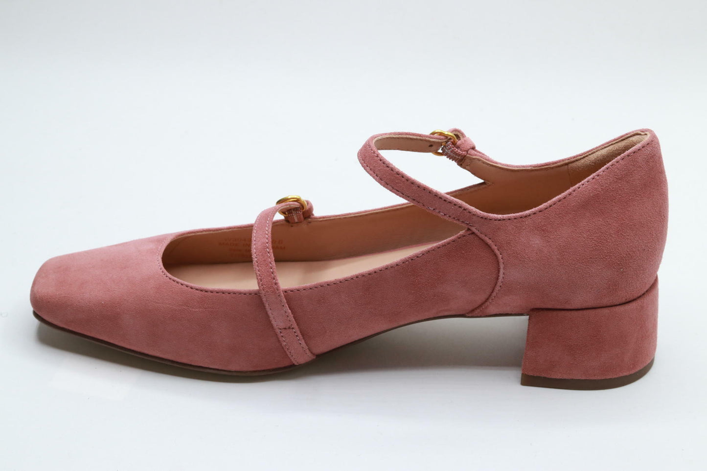 Cole Haan Women's Paxton Maryjane Pump, Rouge Suede, 7.5