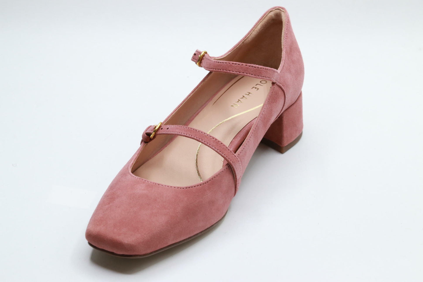 Cole Haan Women's Paxton Maryjane Pump, Rouge Suede, 7.5