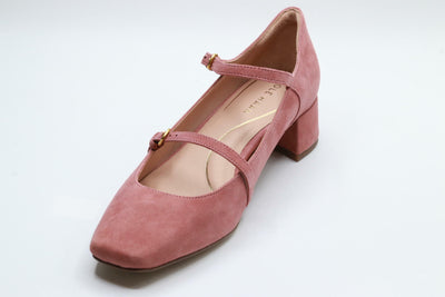 Cole Haan Women's Paxton Maryjane Pump, Rouge Suede, 7.5