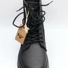 Dr. Martens unisex adult Lace Fashion Boot, Black Element & Black Poly Rip Stop, 6 Women 5 Men US