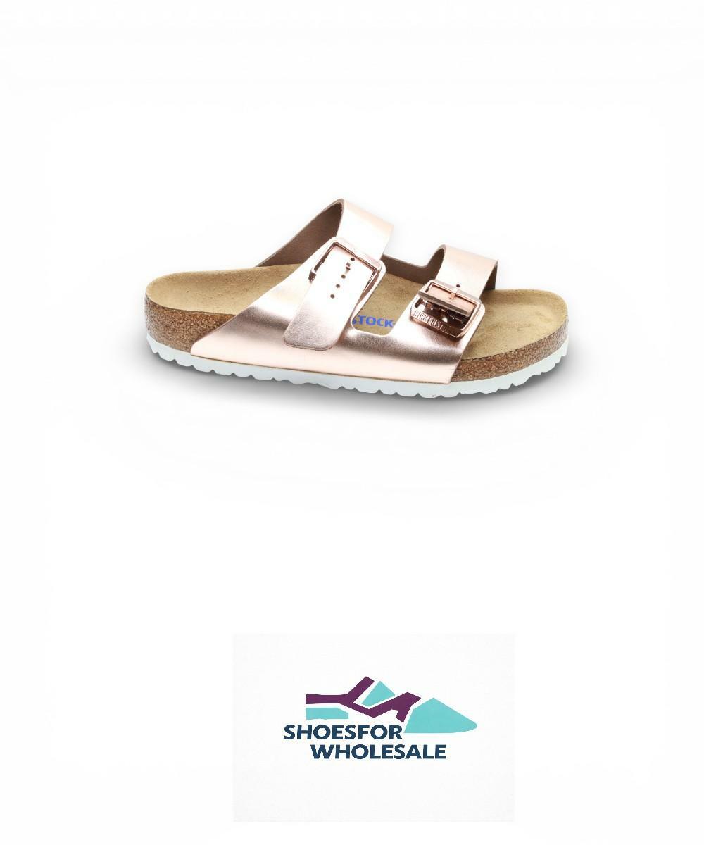 Birkenstock 95209139 Arizona Sfb W/Wht Cop Ltr 39