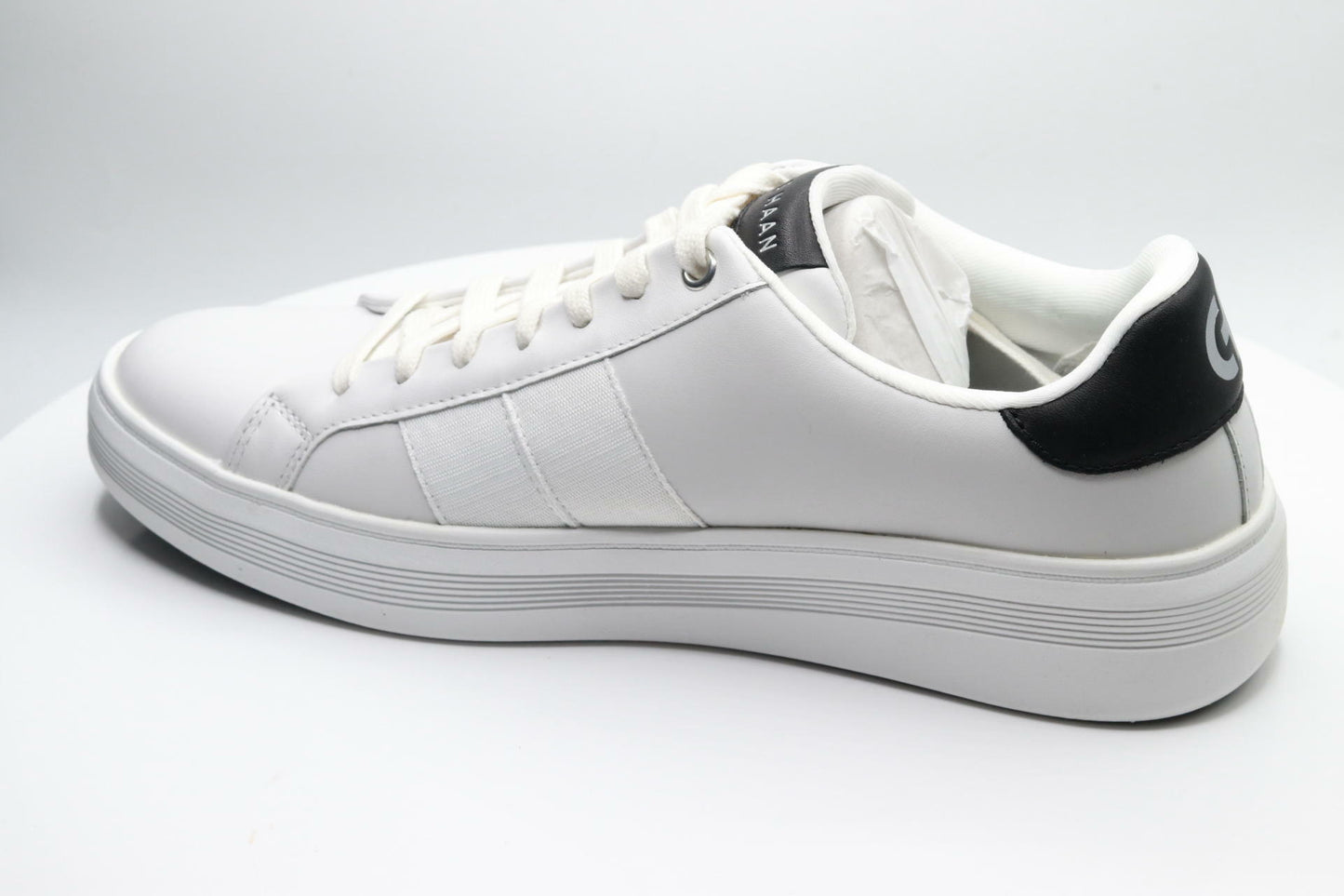 Cole Haan Men's Grand Crosscourt Premier, White/Black/Birch, 7.5-M US