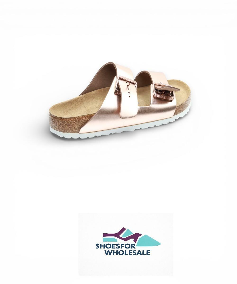 Birkenstock 95209139 Arizona Sfb W/Wht Cop Ltr 39
