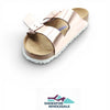 Birkenstock 95209139 Arizona Sfb W/Wht Cop Ltr 39
