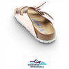 Birkenstock 95209139 Arizona Sfb W/Wht Cop Ltr 39