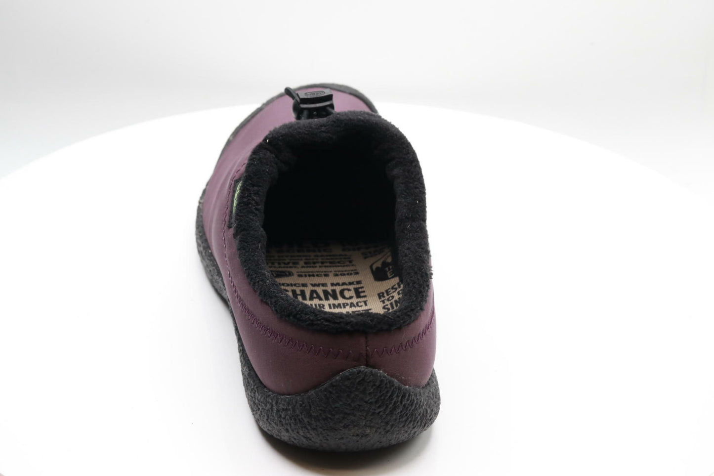 KEEN Women's Howser 3 Slide Comfy Durable Slippers, Plum Perfect/Absinthe Green, 10.5