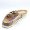 Birkenstock Betula Licensed Leo Soft Metal Gold Birko-Flor™ EU 37 (US Women's 6-6.5) Narrow