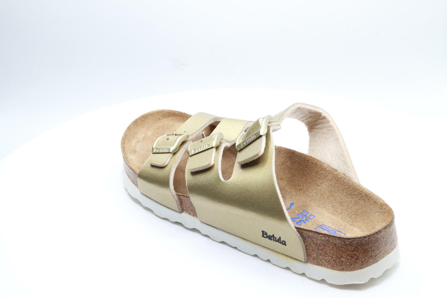 Birkenstock Betula Licensed Leo Soft Metal Gold Birko-Flor™ EU 37 (US Women's 6-6.5) Narrow